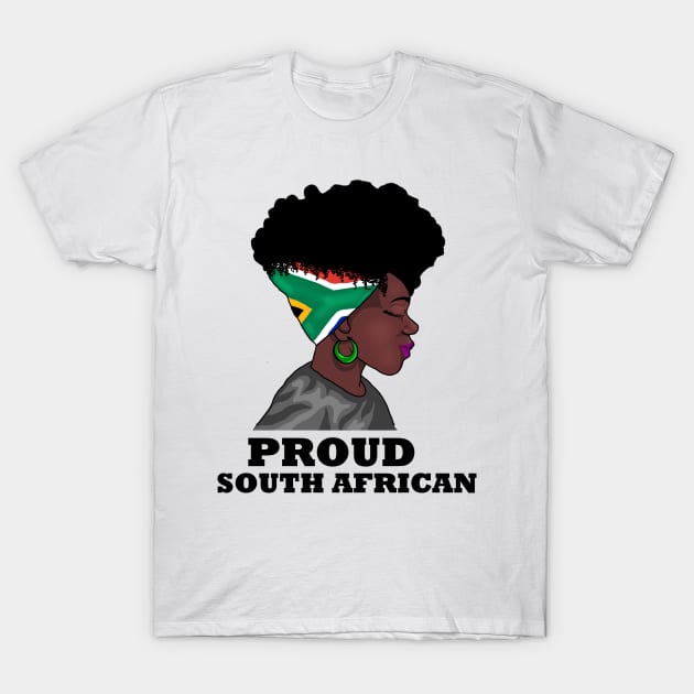 Proud South African T-Shirt by johnnie2749